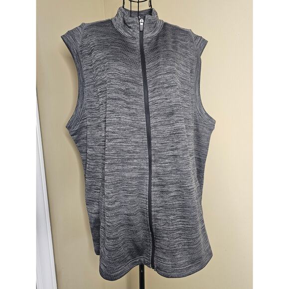PGA TOUR Golf Black Caviar Heather VEST men's size XL Gift - Picture 1 of 10